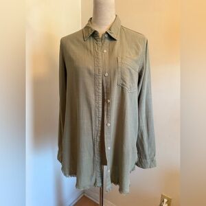 Thread & Supply Olive Green Shirt